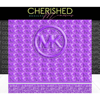 MK Purple Tumbler Design
