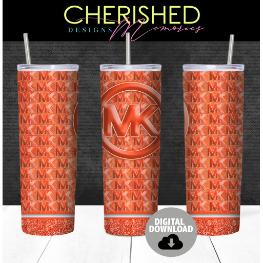 MK Orange Tumbler Design