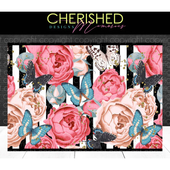 Stripes & Roses Journal Design