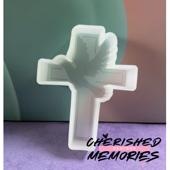 Cross With Dove Freshie