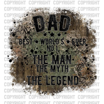Dad The Man The Myth TheLegend Shirt Design