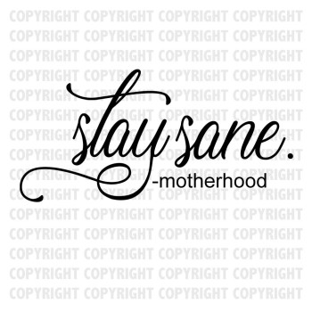 Stay Sane Shirt Design