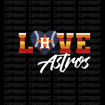 Love My Astros Shirt Design