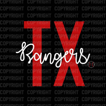 TX Rangers Shirt Design