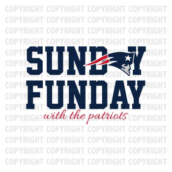 Sunday Funday With The Patriots Shirt Design