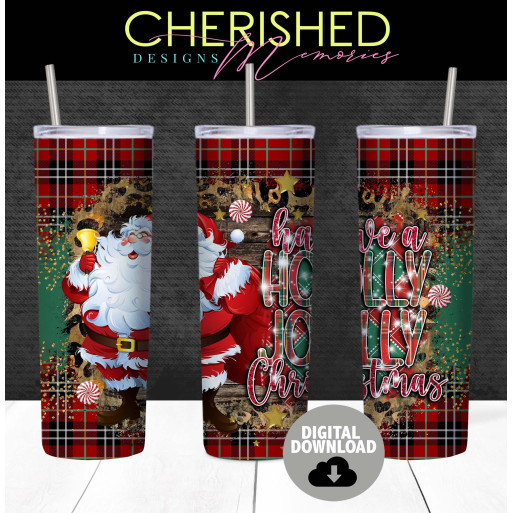 Have A Holly Jolly Christmas Tumbler Design