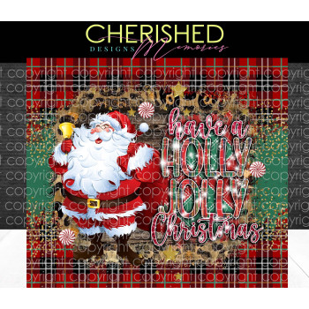 Have A Holly Jolly Christmas Tumbler Design