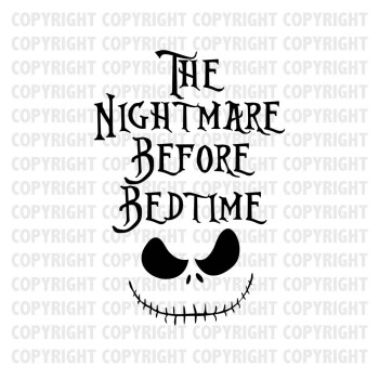 The Nightmare Before Bedtime Shirt Design