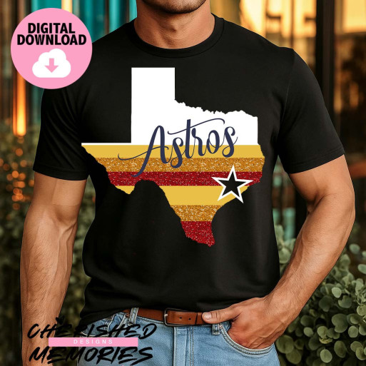 Astros Rainbow Texas Shirt Design